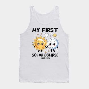 My First Solar Eclipse April 8 2024 Gift For Boys Girls Kids Tank Top